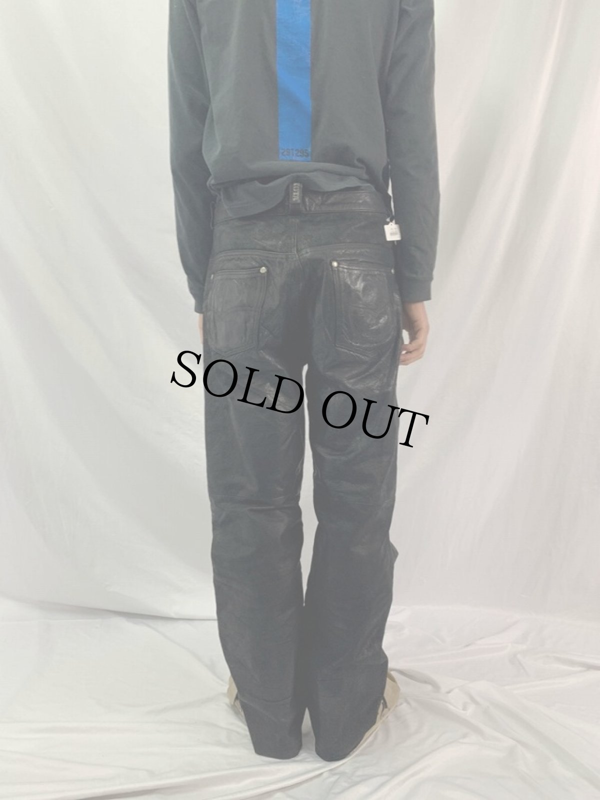 画像4: DAKOTA レザーパンツ W33 (4)