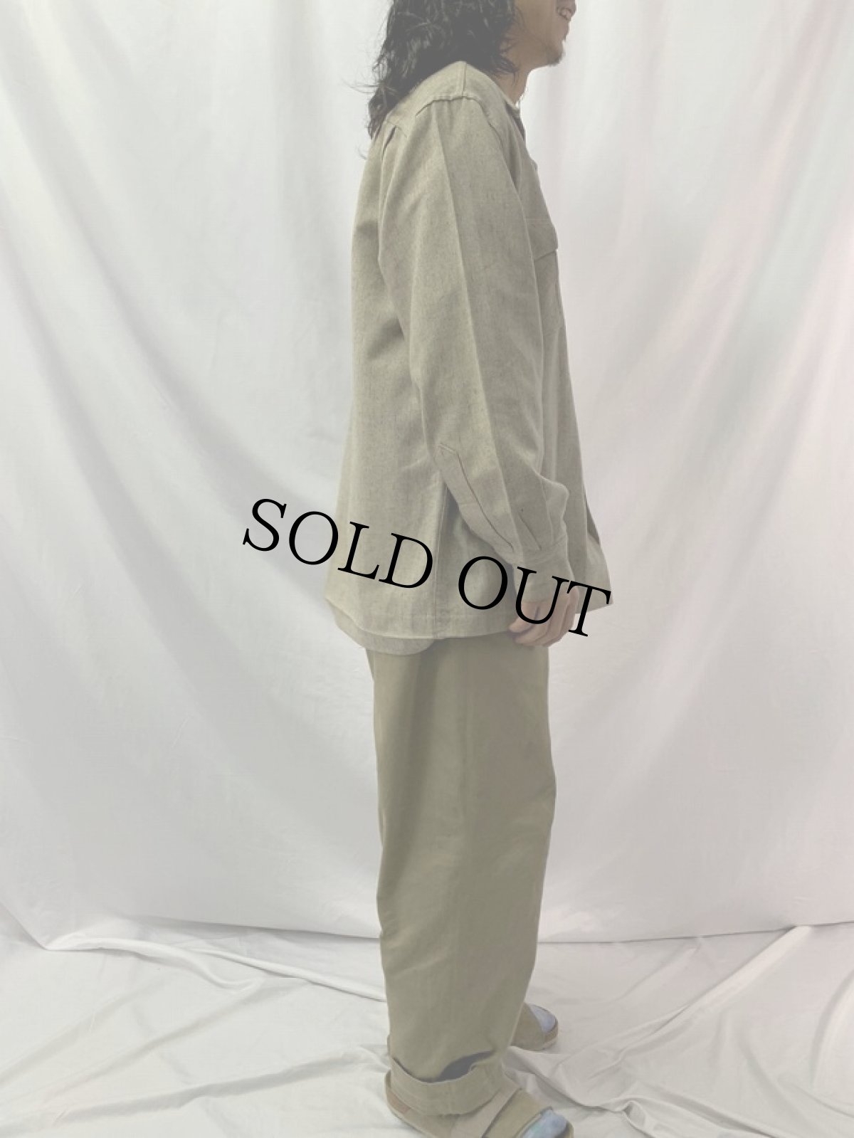 画像3: 50's Merrill Woolens ウィンドウペンチェック柄 オープンカラーウールシャツ (3)