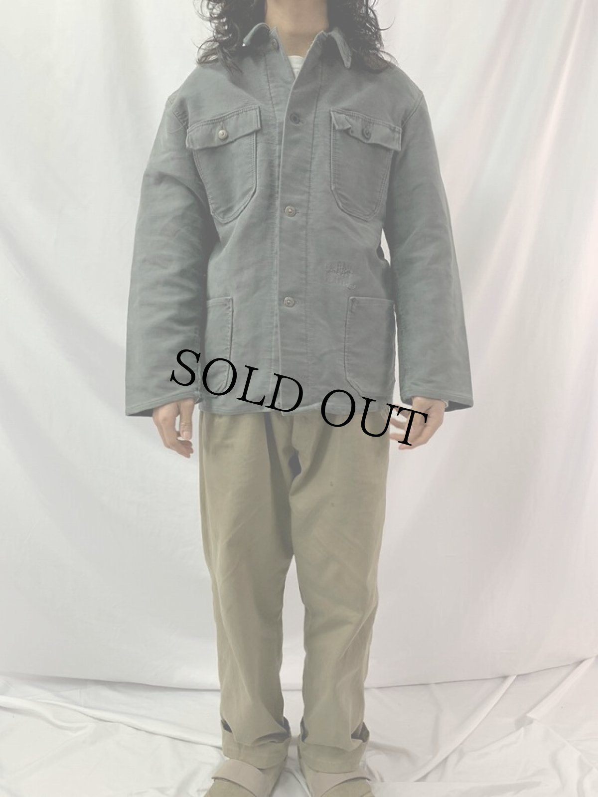 画像2: EURO モールスキンカバーオール (2)