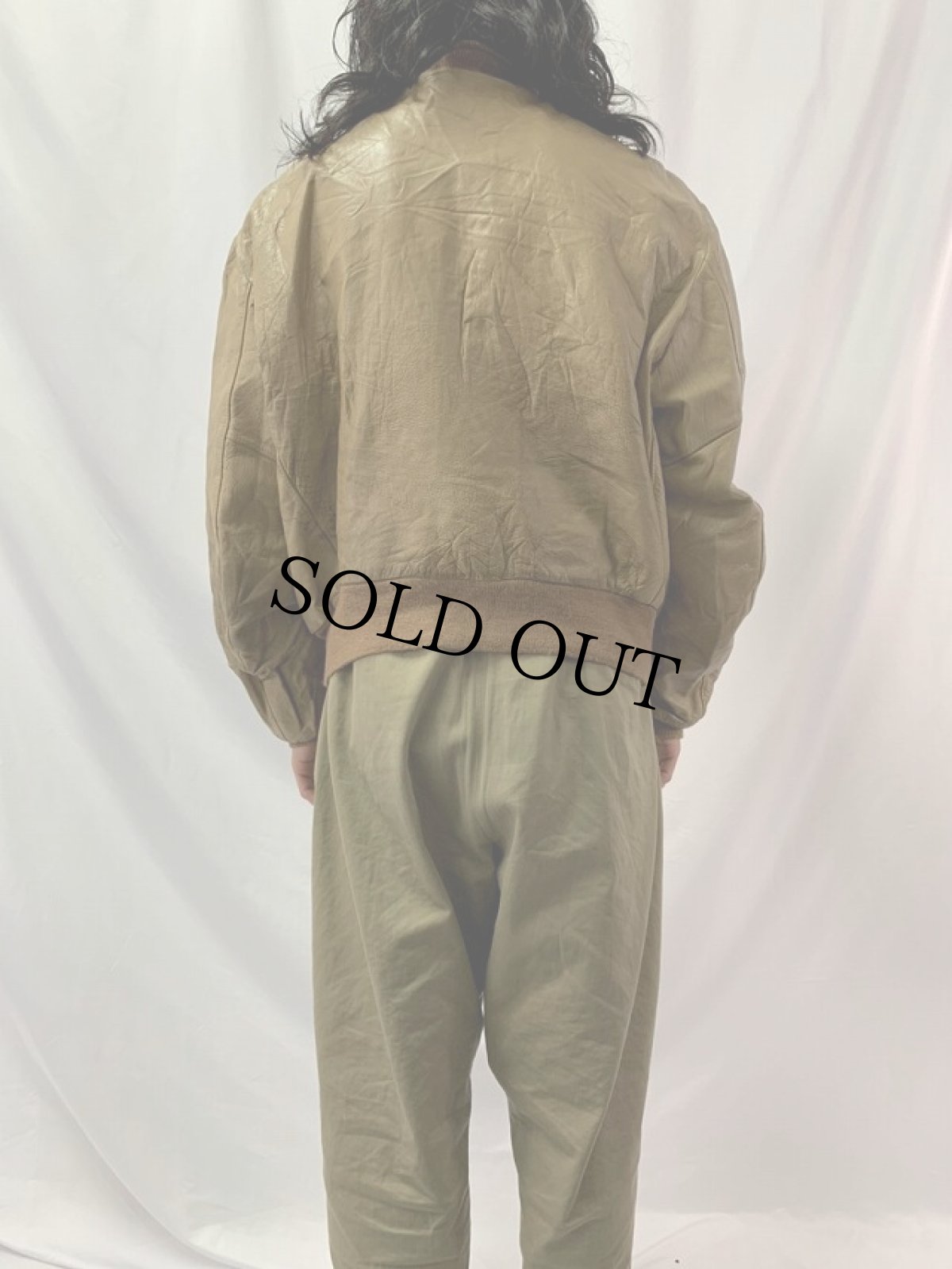 画像4: 50's CALIFORNIAN レザージャケット SIZE46 (4)