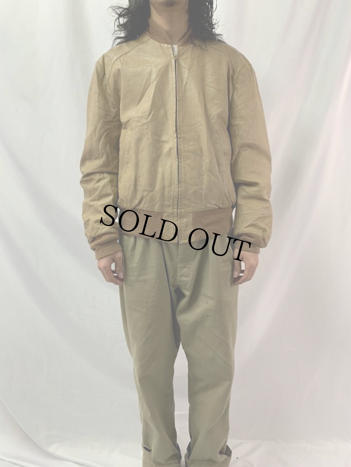 画像2: 50's CALIFORNIAN レザージャケット SIZE46 (2)