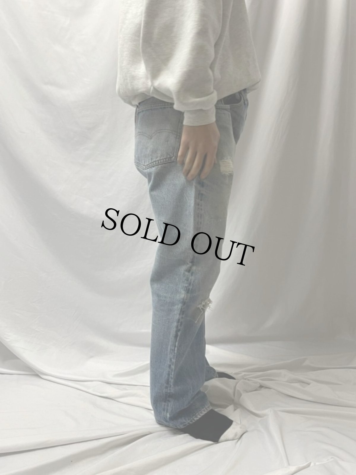 画像3: 70's Levi's 501 66後期 USA製 デニムパンツ W34 (3)