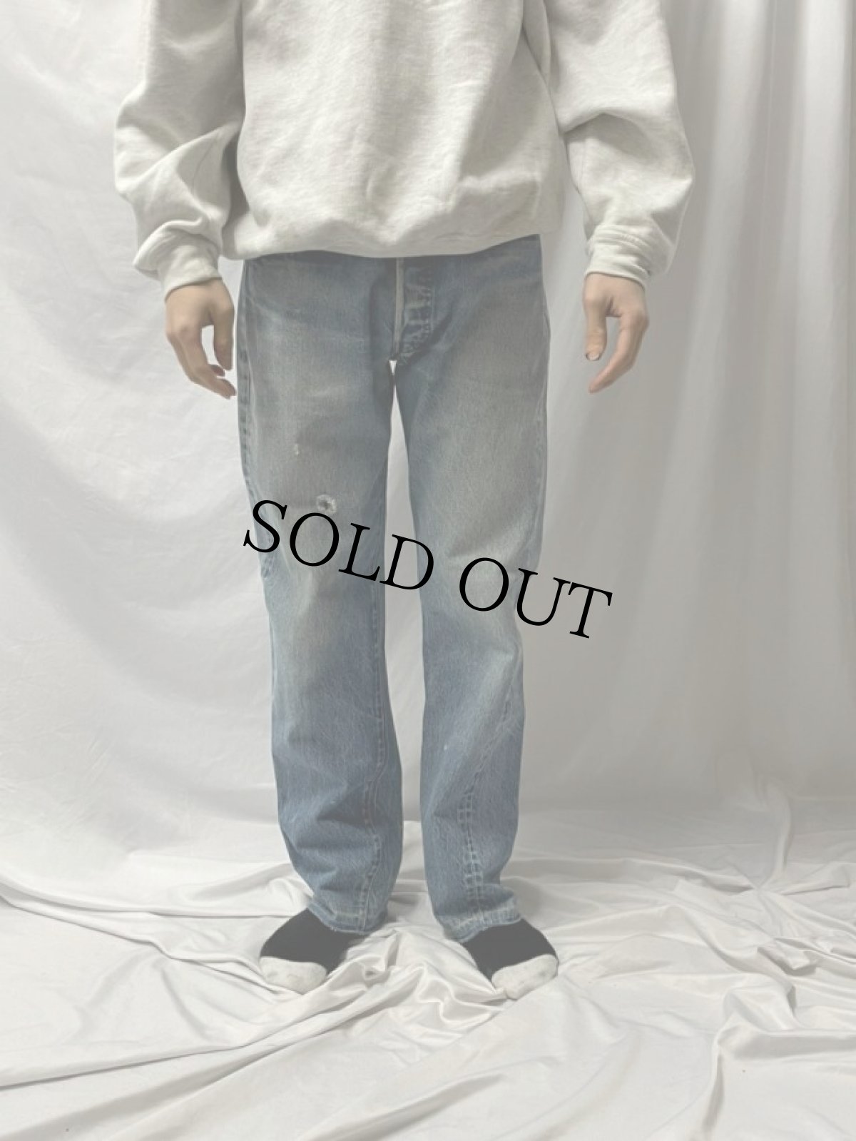 画像2: 80's Levi's 501 USA製 RED LINE デニムパンツ W31 (2)