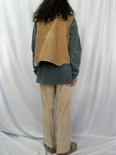 画像4: 70's Carhartt プリントタグ ボアライナー ダックベスト XL (4)