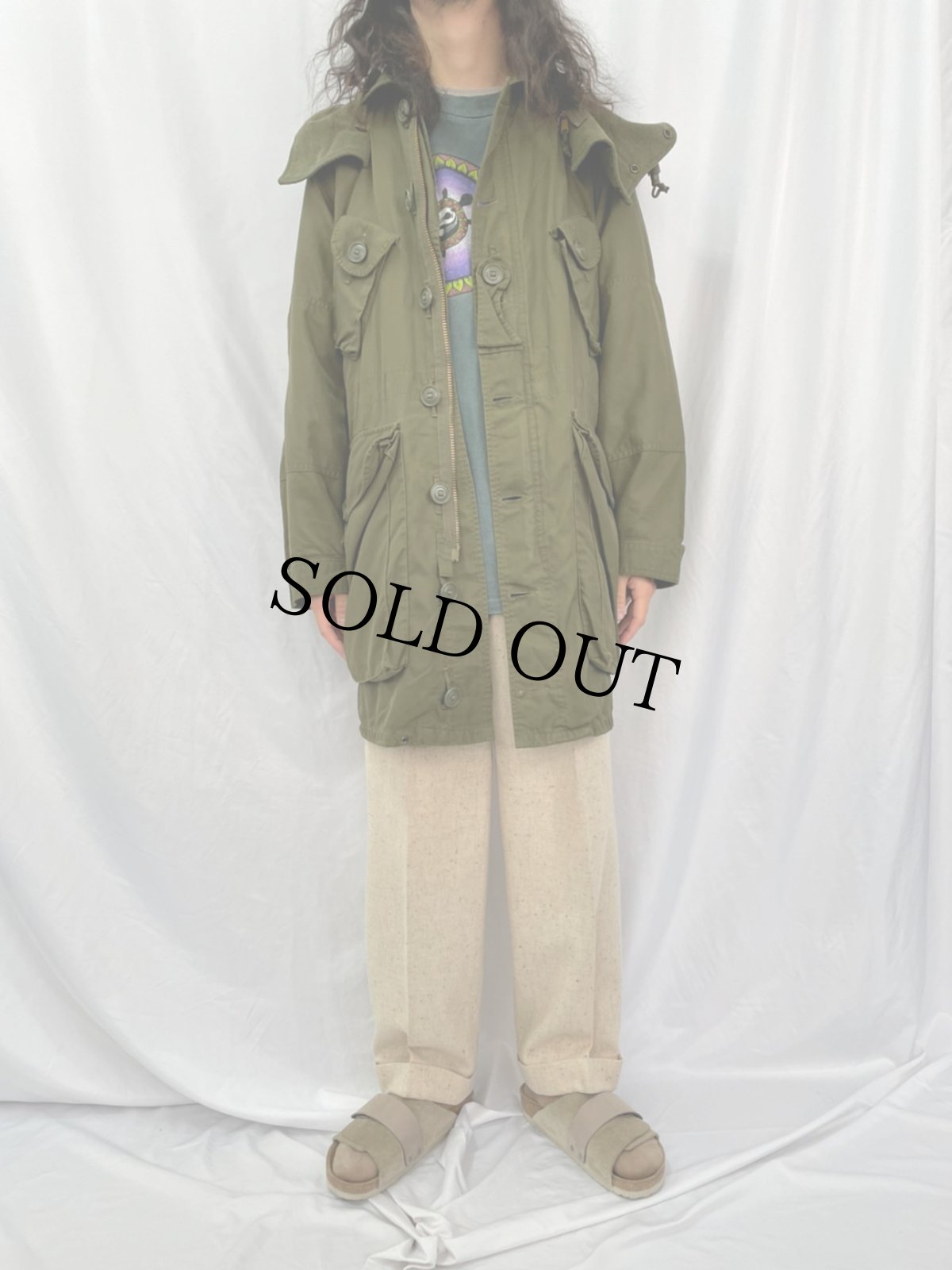 画像2: 70's CANADIAN ARMED FORCE ECW フード付き コンバットパーカー REGULAR-SMALL (2)