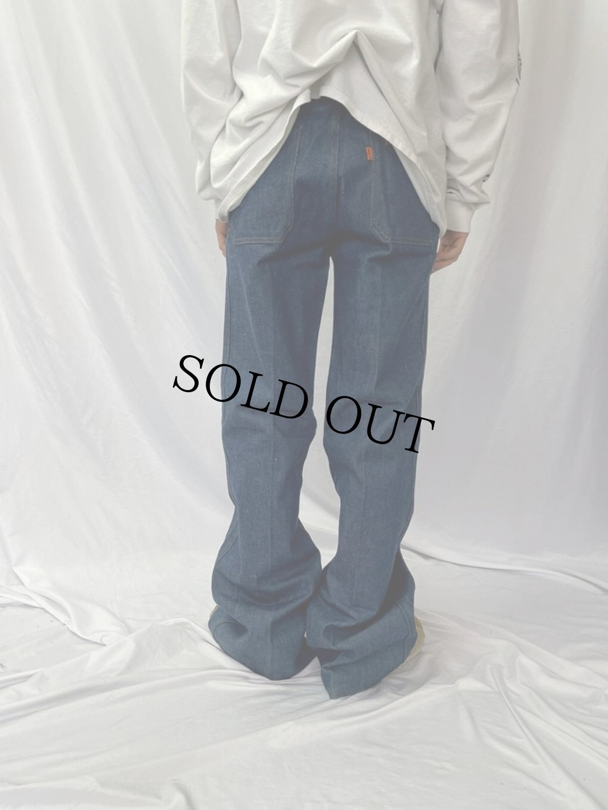 画像5: 70's Levi's USA製 20640-0618 ウエスタンフレアデニムパンツ W31 (5)