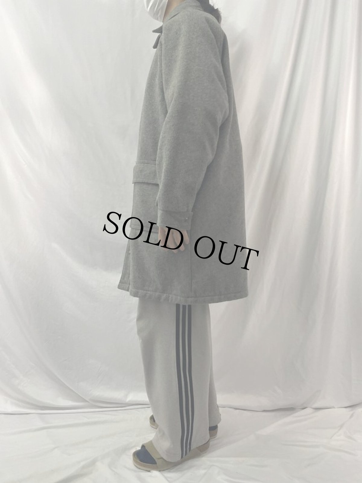 画像3: 80's L.L.Bean USA製 ツイードストームコート L (3)