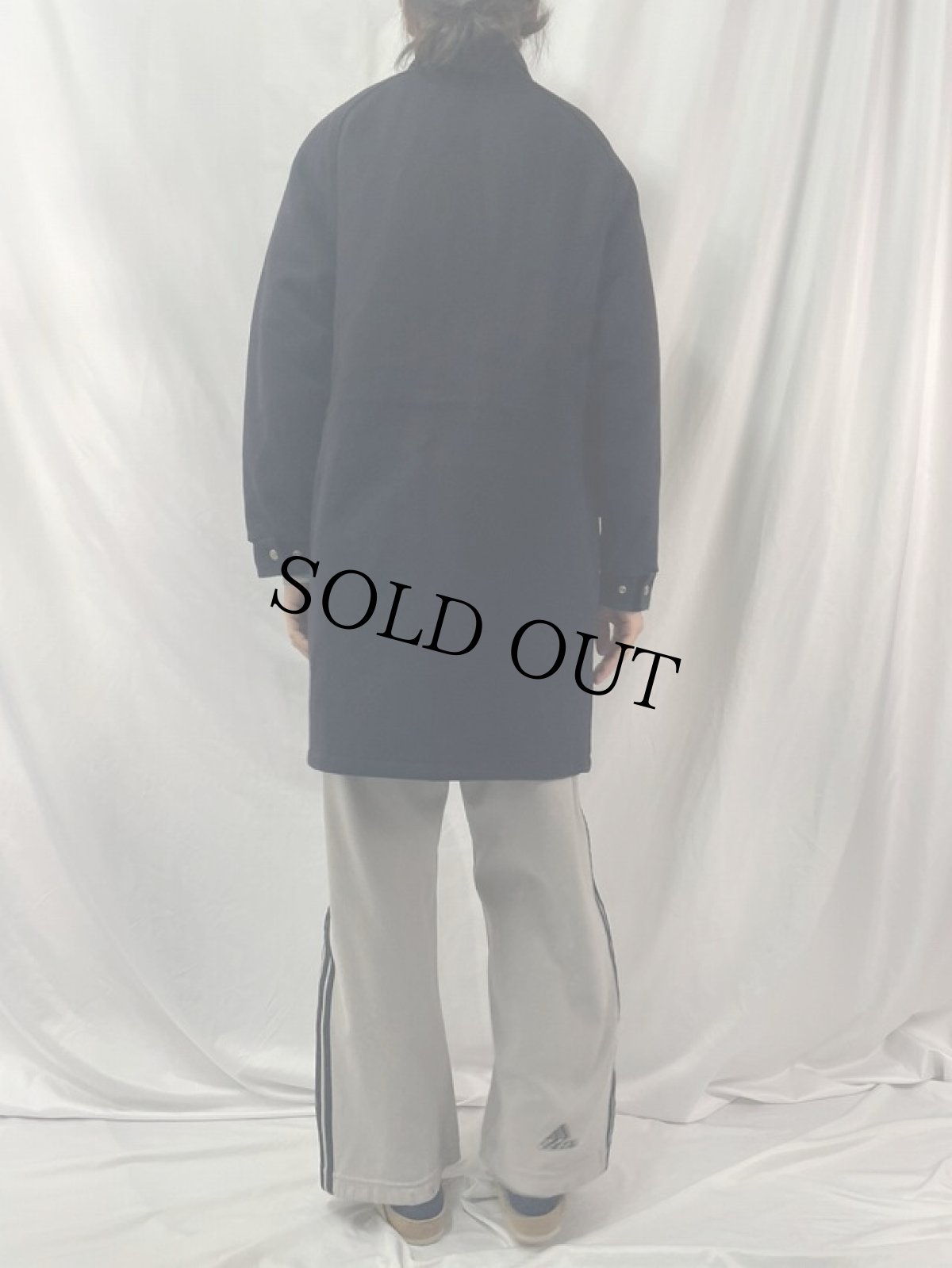 画像4: 80's L.L.Bean USA製 ツイードストームコート M (4)