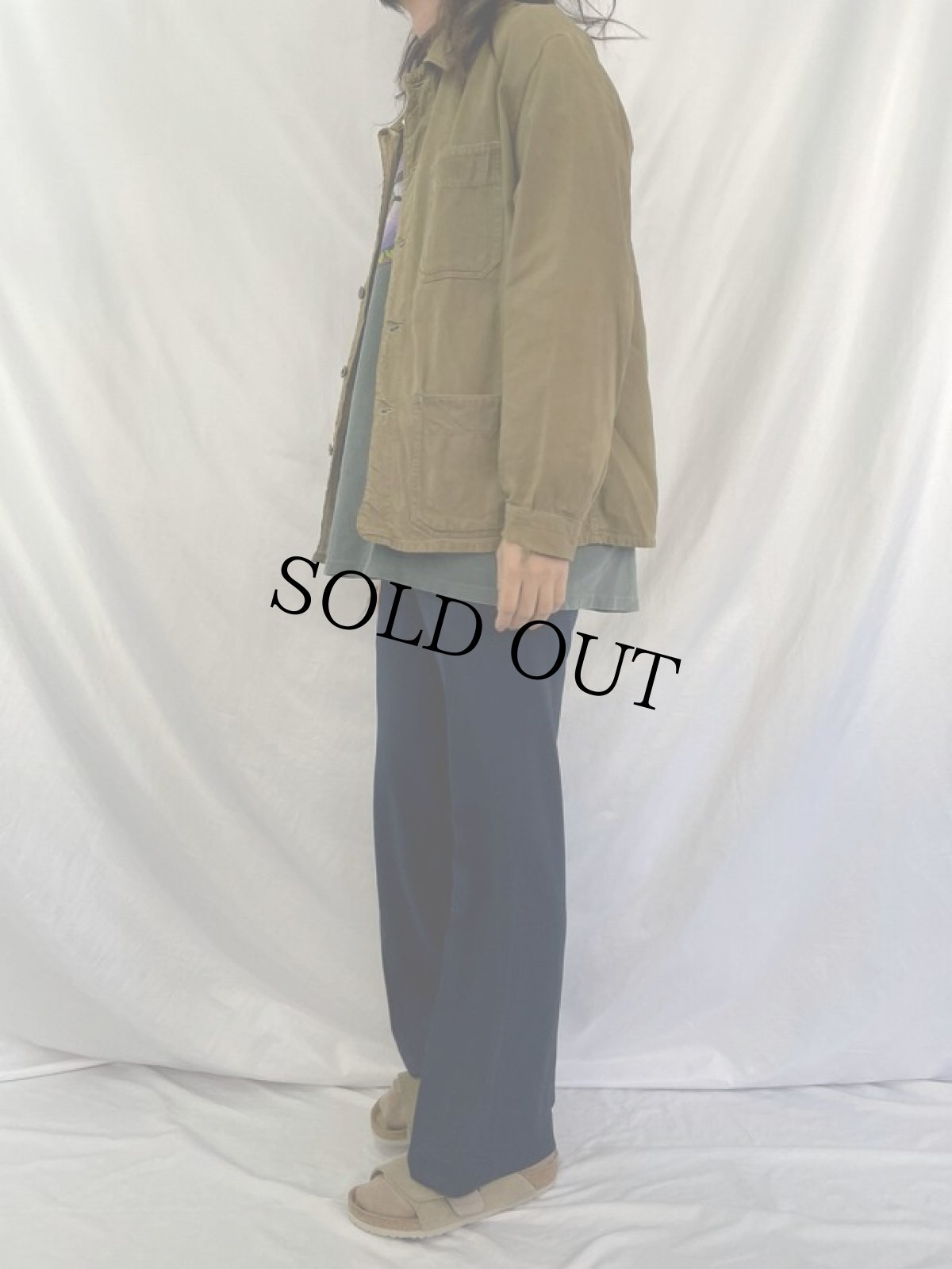 画像3: 60's EURO コットンツイルカバーオール (3)