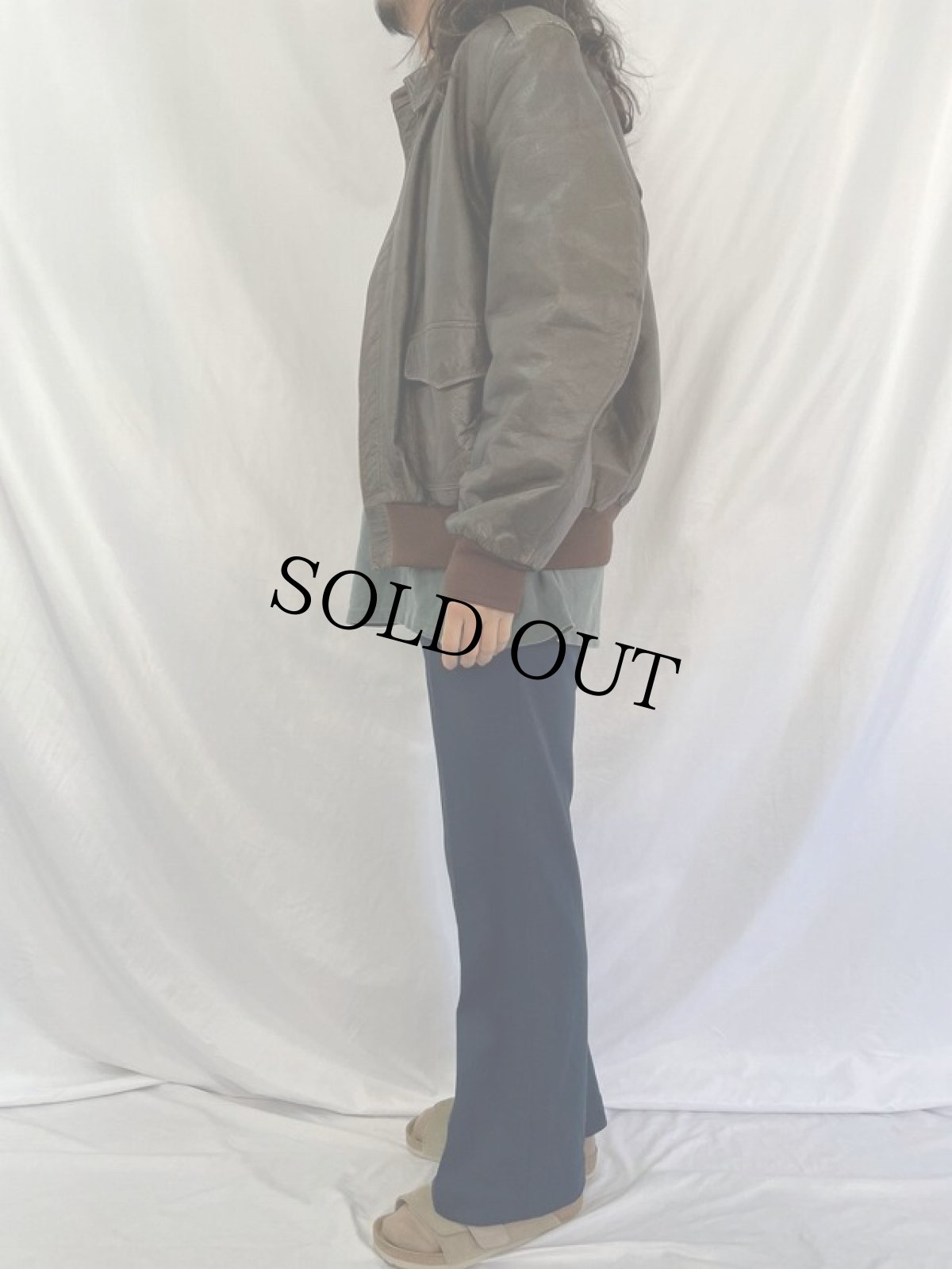 画像3: 90's L.L.Bean USA製 FLYING TIGER JACKET "A-2TYPE" SIZE42LONG (3)