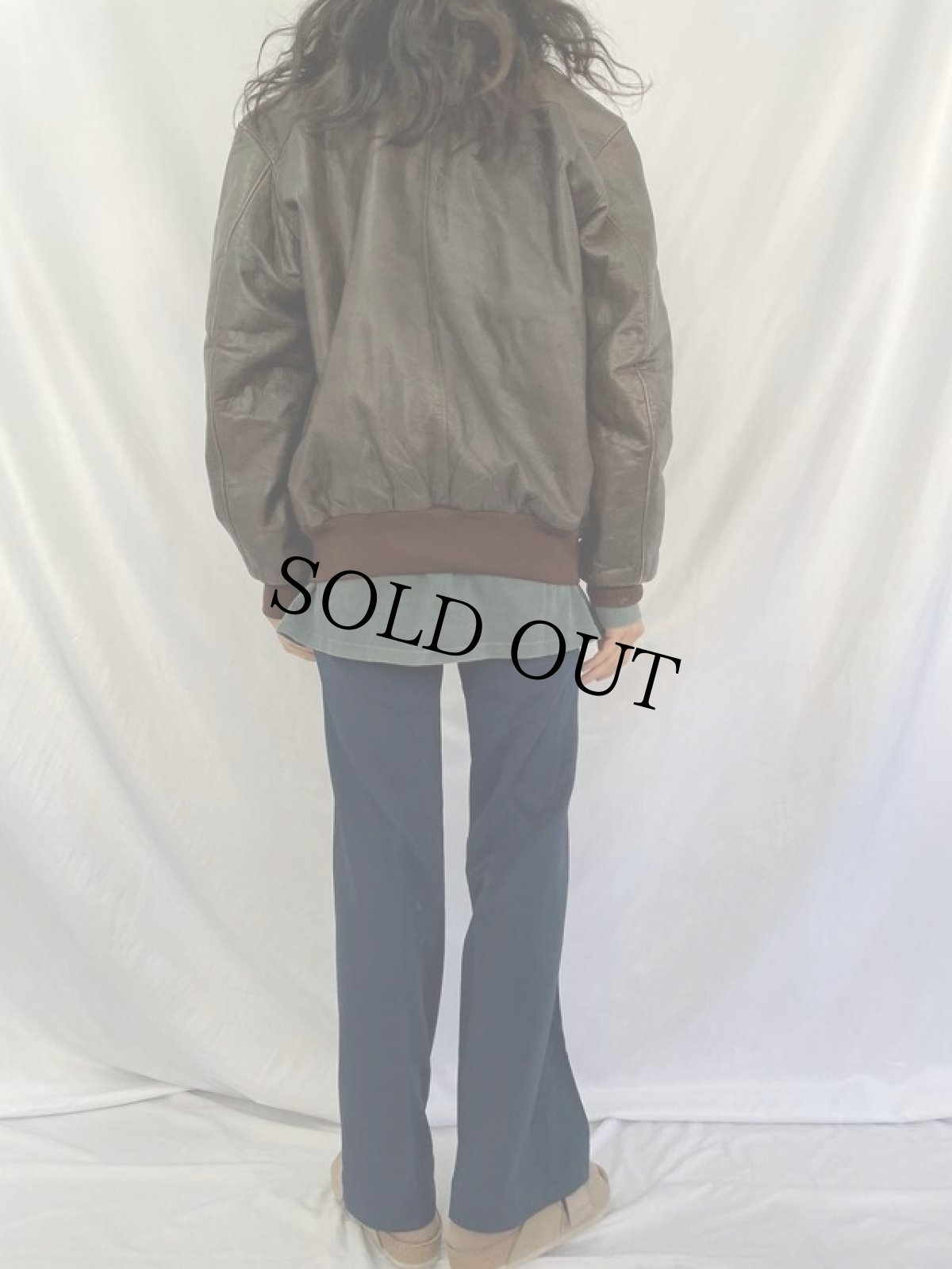 画像4: 90's L.L.Bean USA製 FLYING TIGER JACKET "A-2TYPE" SIZE42LONG (4)