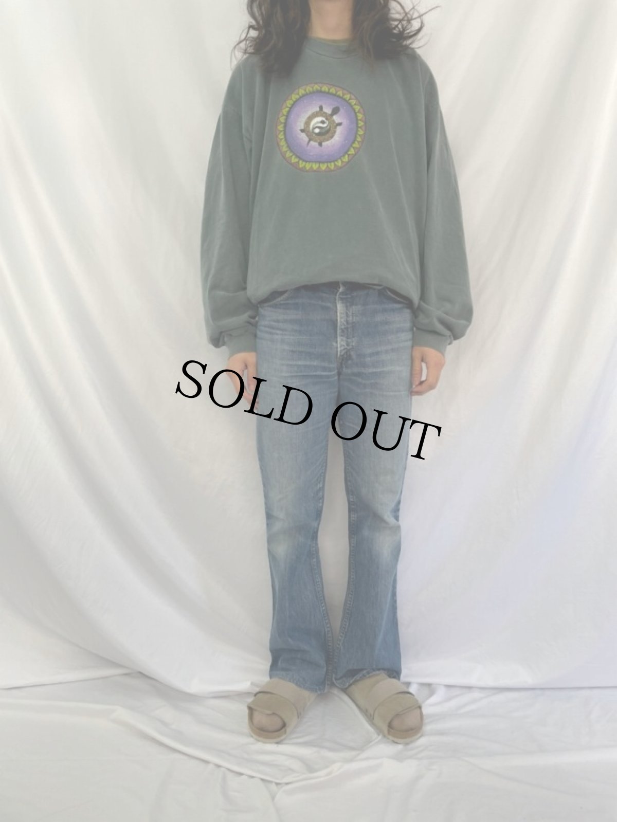 画像2: 70's Levi's 517 "BOOT CUT" デニムパンツ W32 (2)