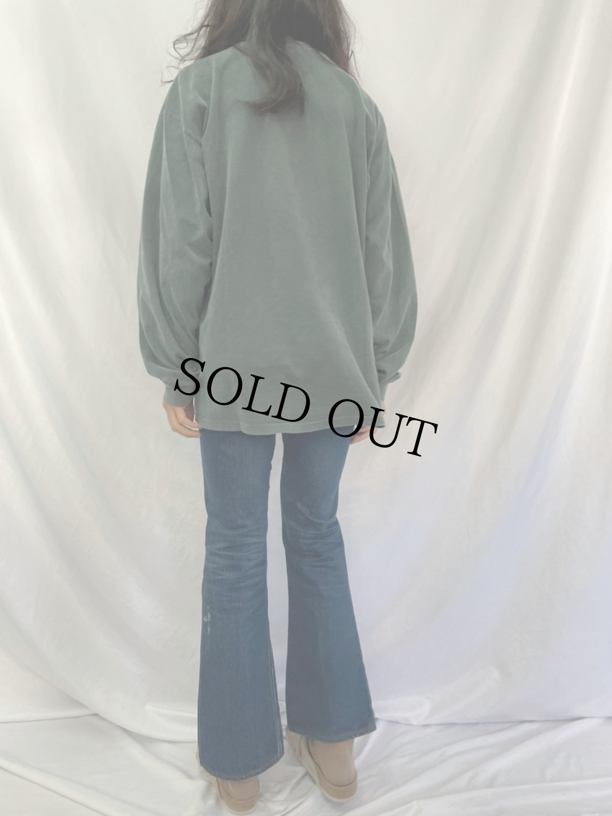 画像4: 70's Levi's 646 シングル ベルボトム デニムパンツ W31 (4)