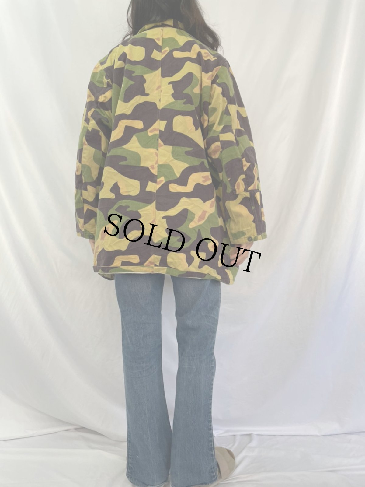 画像4: 60's チェコスロバキア軍 サラマンダーカモ柄 コート (4)