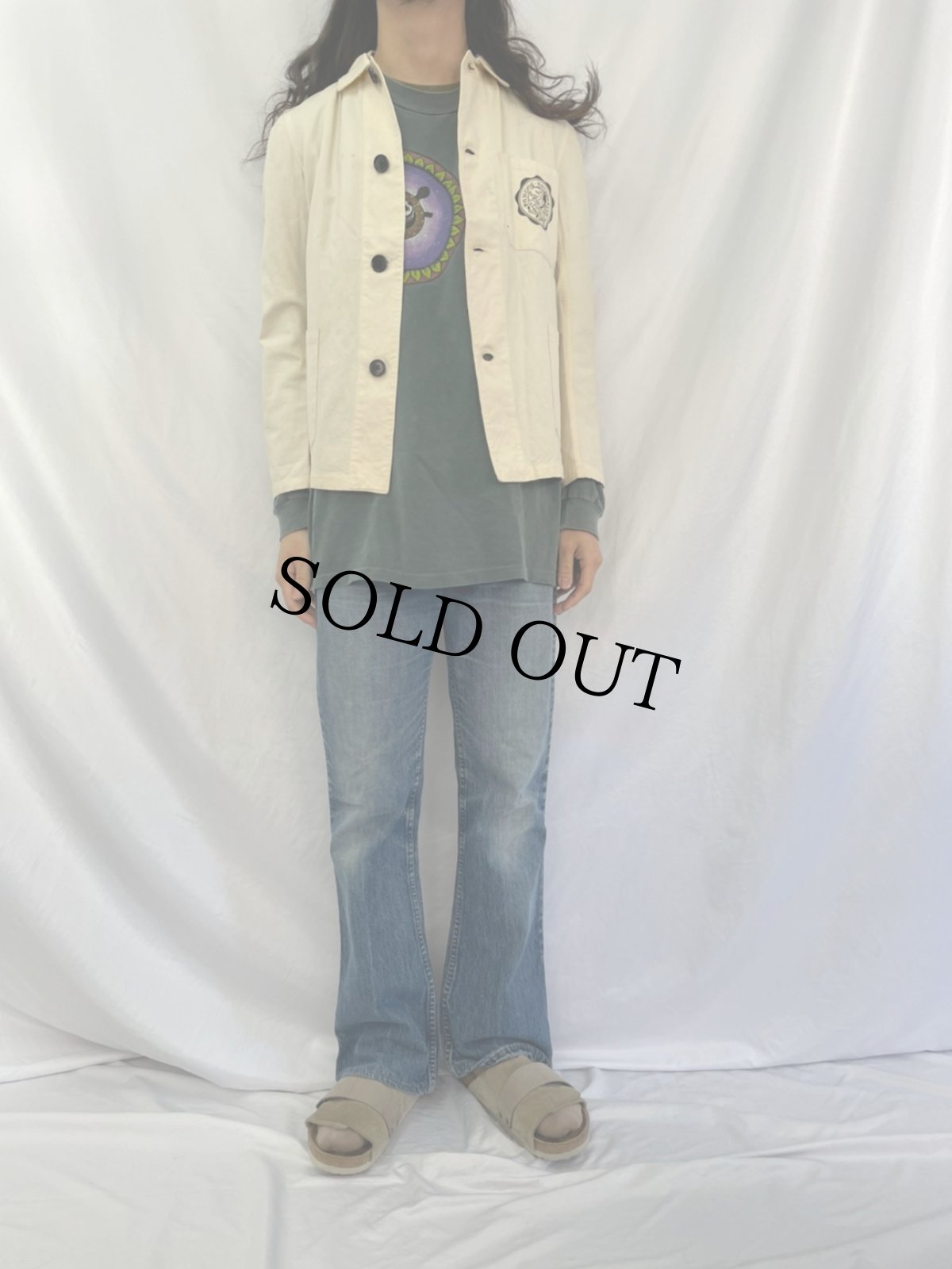 画像2: 40's Champion デカランタグ "Purdue University" コットンジャケット (2)