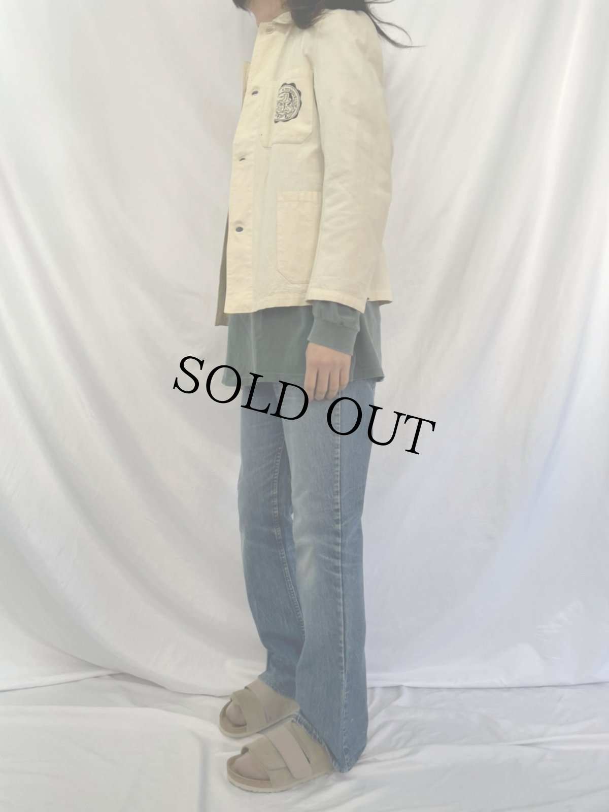 画像3: 40's Champion デカランタグ "Purdue University" コットンジャケット (3)