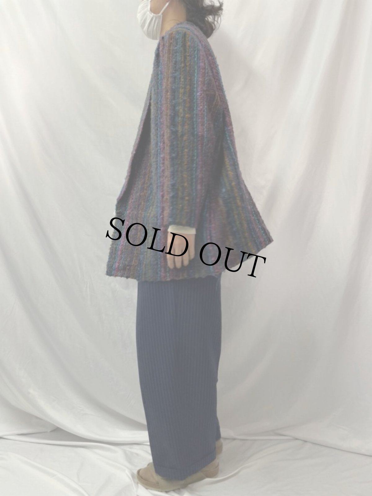 画像3: ファンシーツイード アクリルジャケット (3)