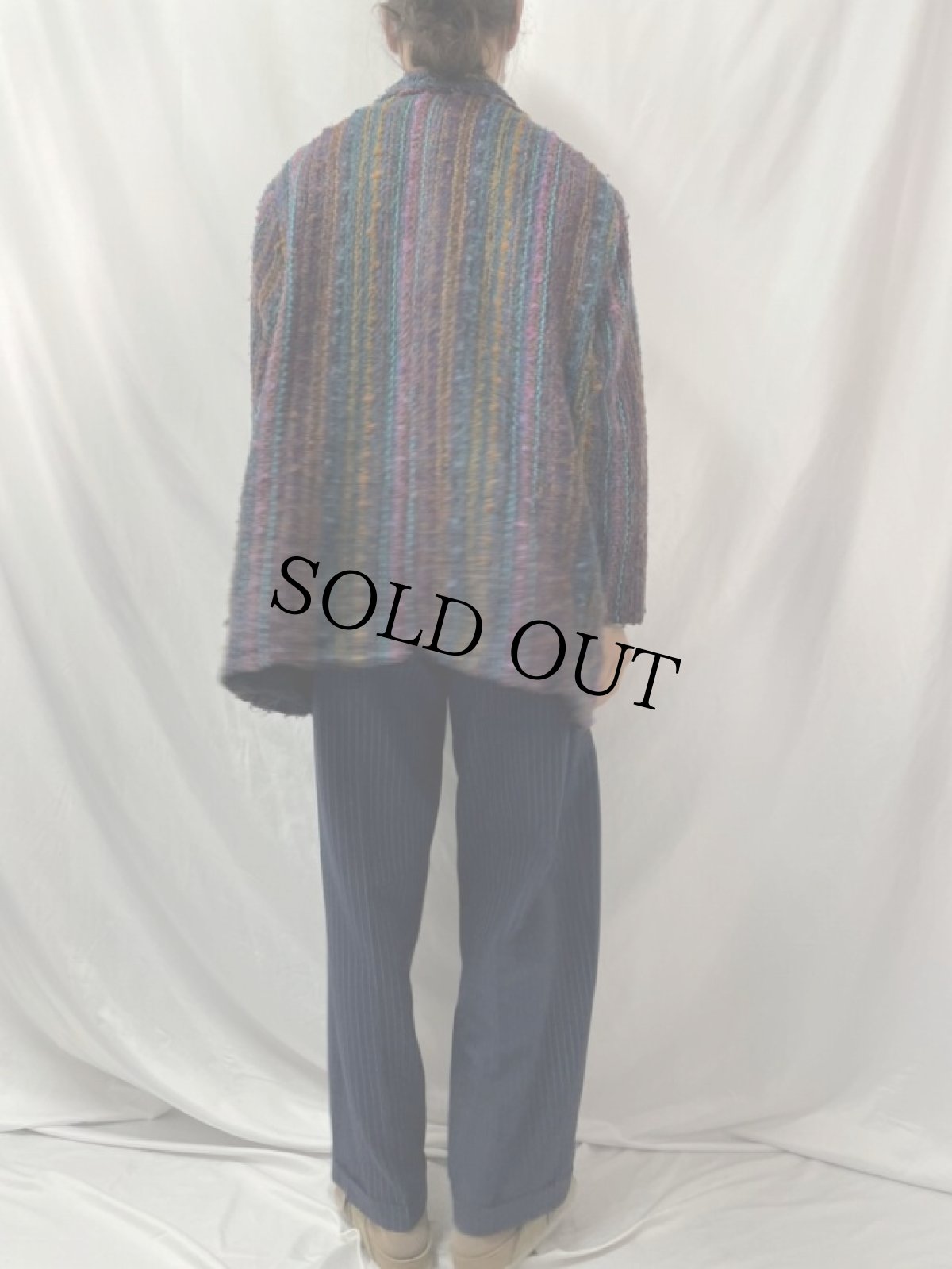 画像4: ファンシーツイード アクリルジャケット (4)