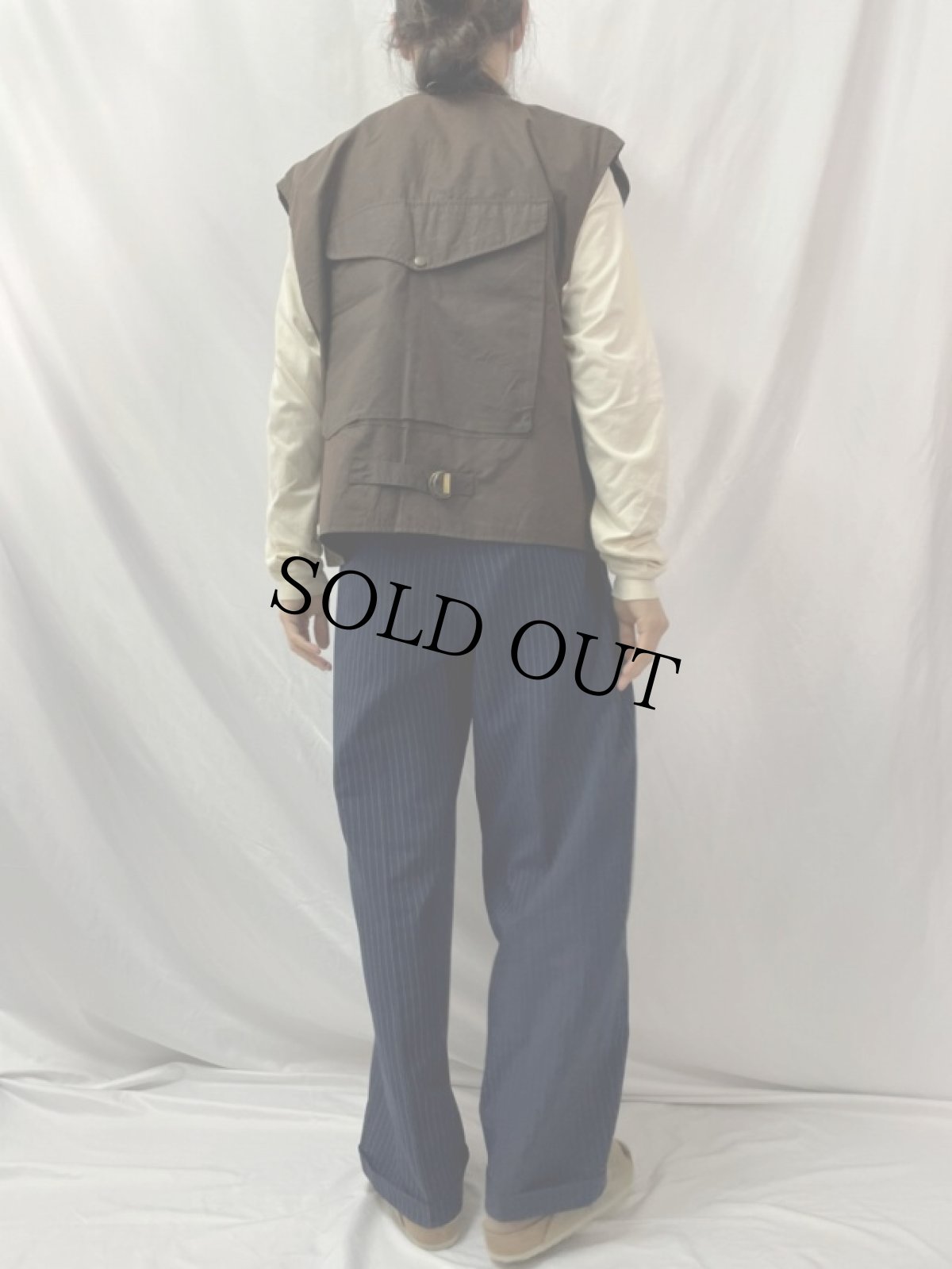 画像4: SCOTLAND製 オイルドベスト XL (4)