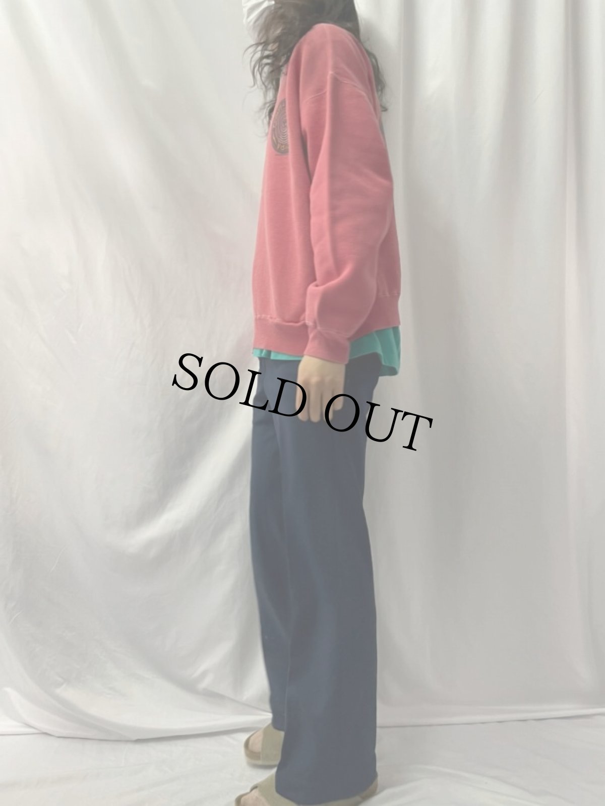 画像3: 90's VISION STREET WEAR ロゴプリントスウェット L (3)