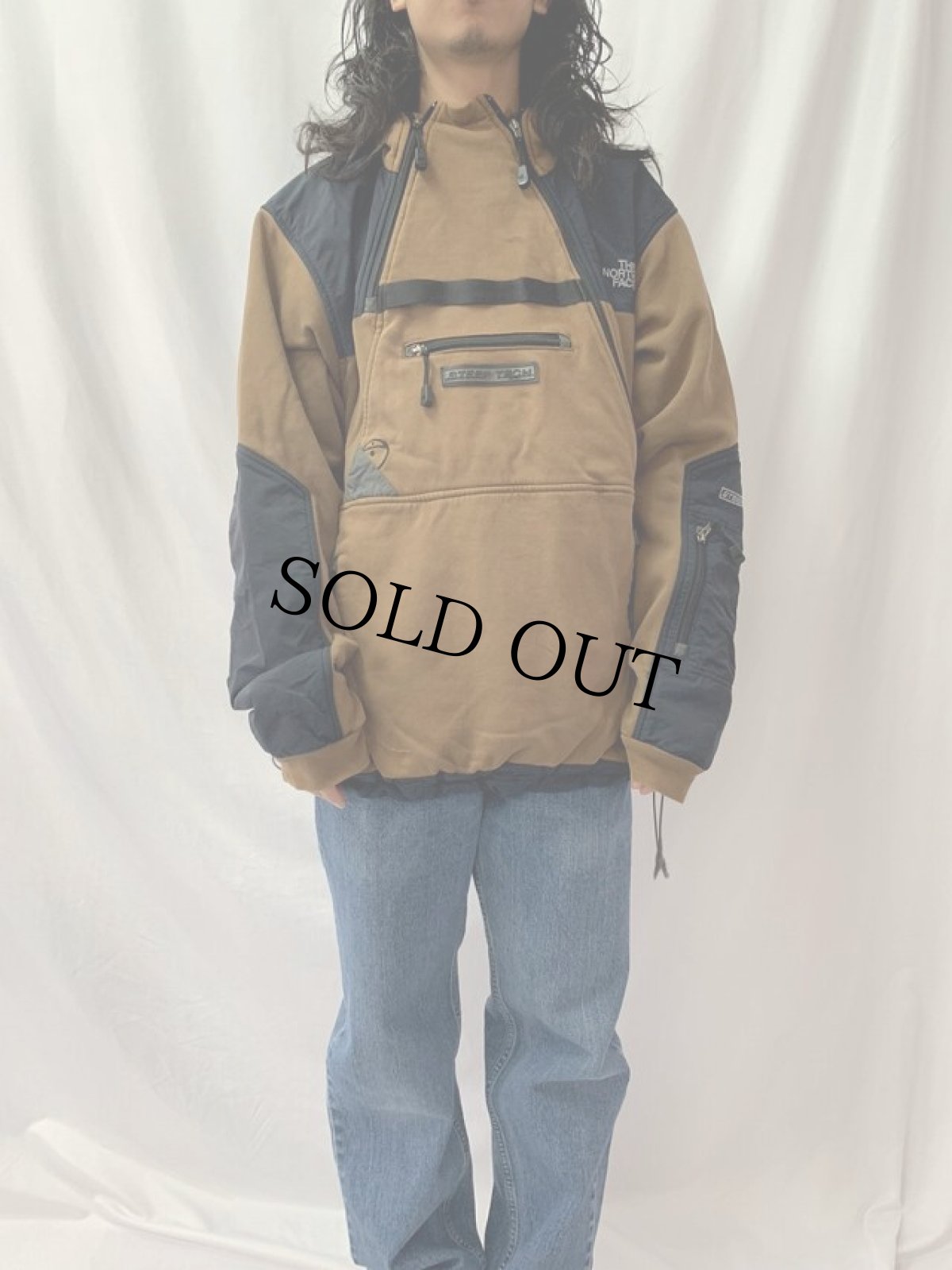 画像2: 2000's THE NORTH FACE "STEEP TECH" マウンテンスウェットパーカー XXL (2)