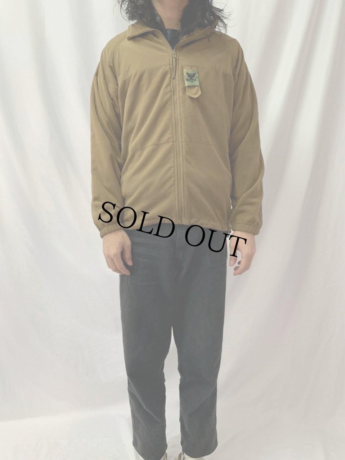 画像2: U.S.NAVY NWU Cold Weather フリースジャケット XSMALL-SHORT (2)