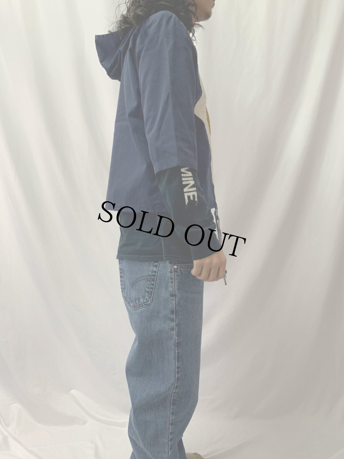 画像3: 70〜80's ダイヤパッチワーク ジップパーカー (3)