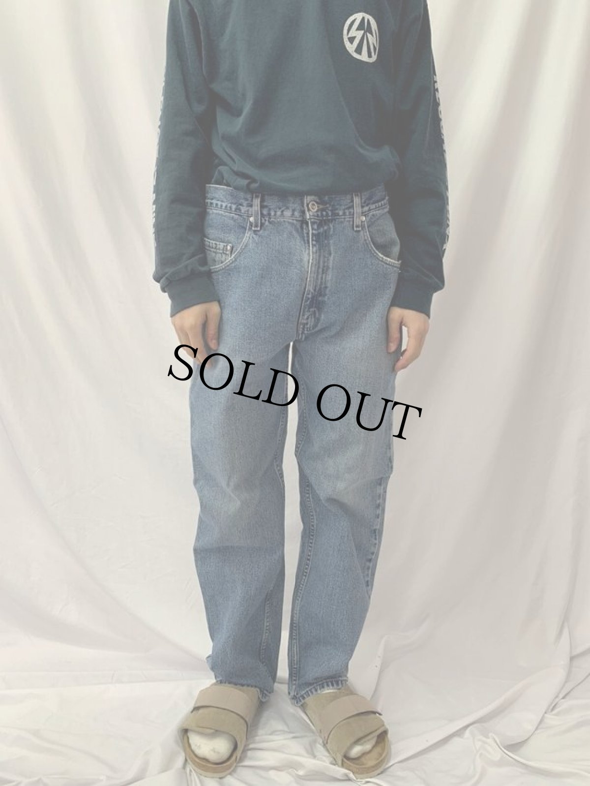 画像2: 90's Levi's SILVER TAB "straight + relaxed" デニムパンツ W33 (2)