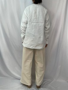 画像4: POLO Ralph Lauren "BLAKE" リネン ボタンダウンシャツ L (4)