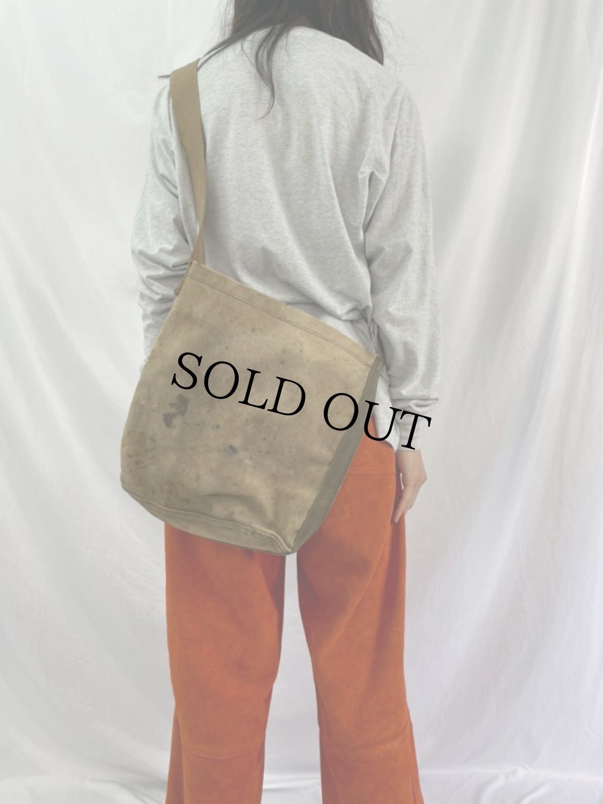 画像3: 40's U.S.MILITARY "ARMY ARTILLERY" キャンバスショルダーバッグ (3)