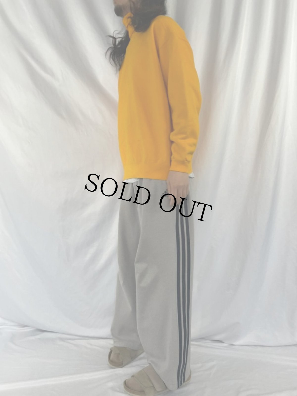 画像3: 90's LANDS' END USA製 タートルネックスウェット L (3)