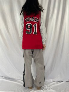画像5: 90's Champion CHCAGO BULLS "DENNIS RODMAN" NBA ゲームシャツ SIZE48 (5)