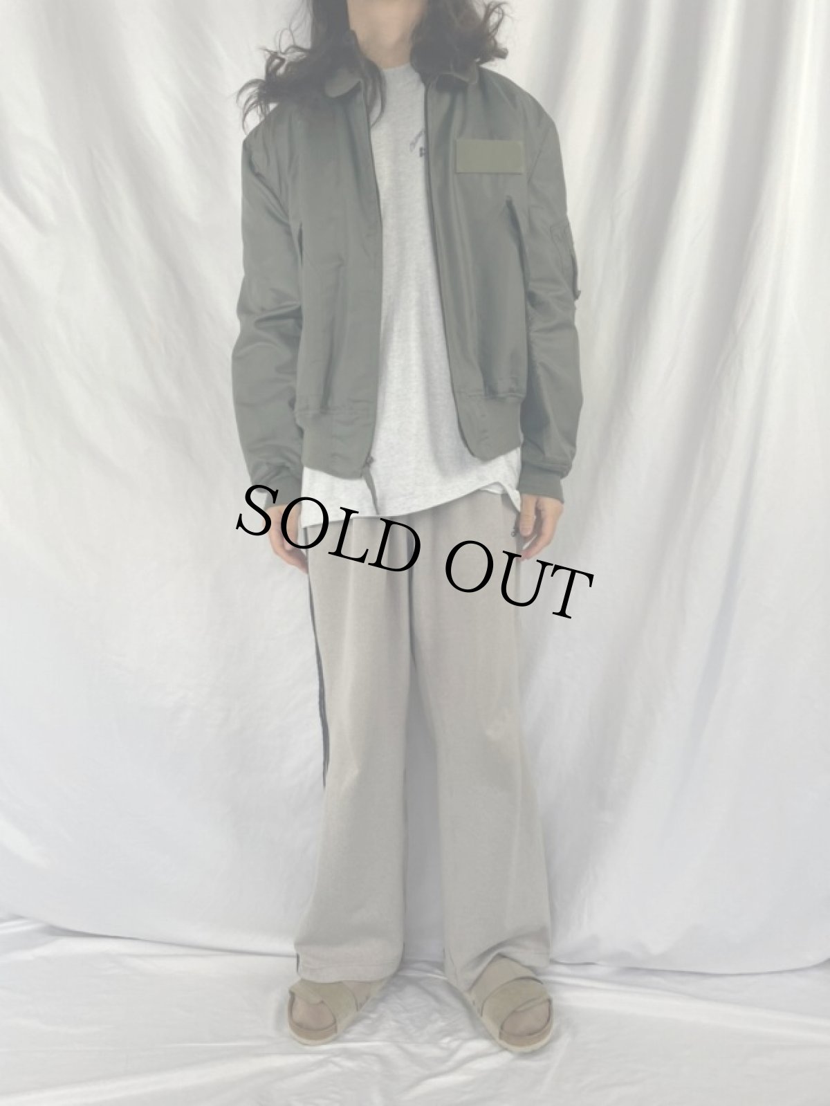 画像2: 90's U.S.AIR FORCE CWU-36/P フライトジャケット XL (2)