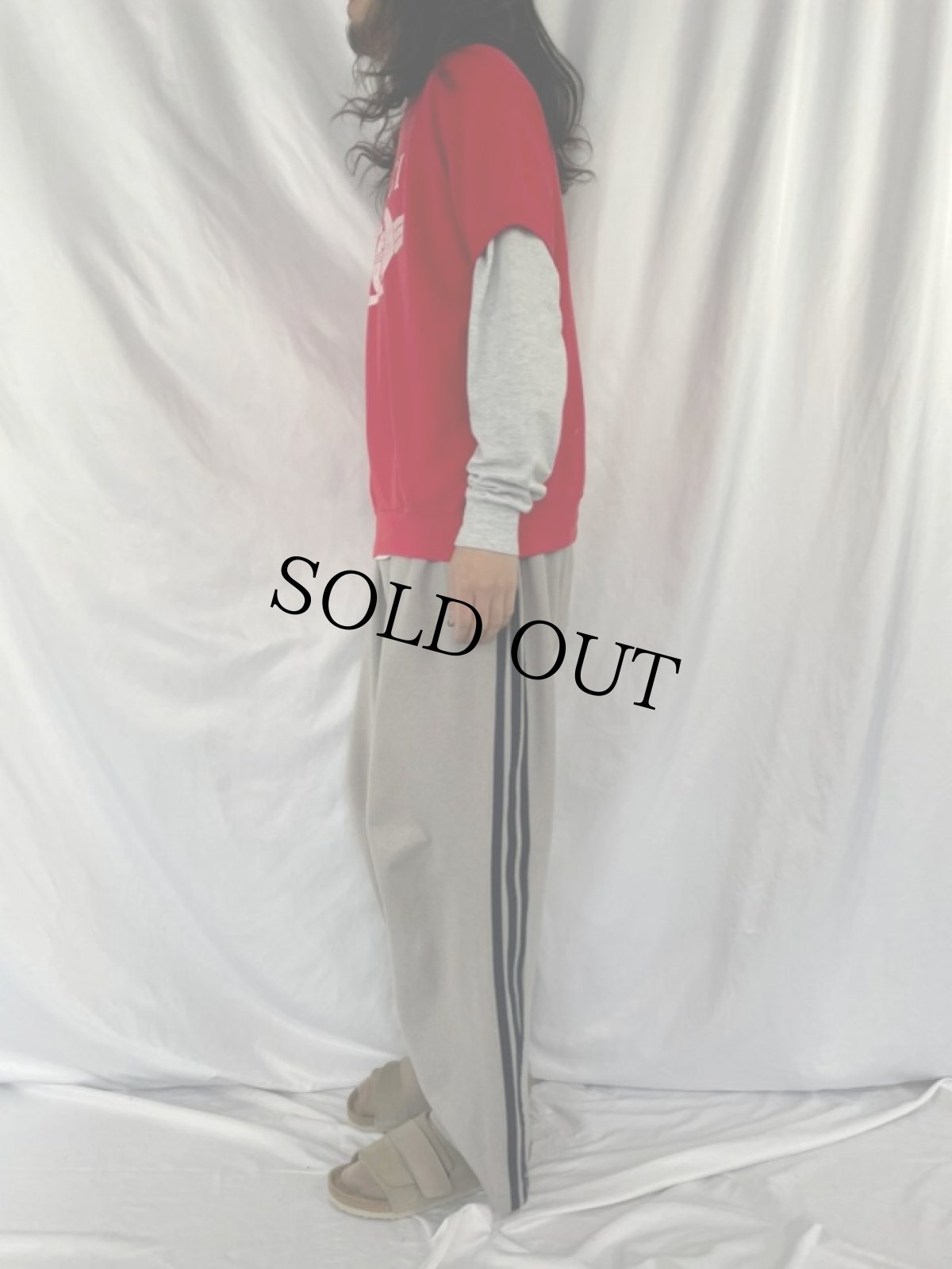 画像4: 80〜90's USA製 ブート GUCCI ロゴプリント 半袖スウェット XL (4)