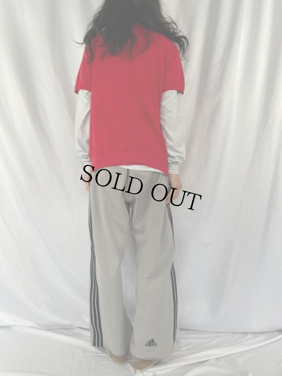 画像5: 80〜90's USA製 ブート GUCCI ロゴプリント 半袖スウェット XL (5)