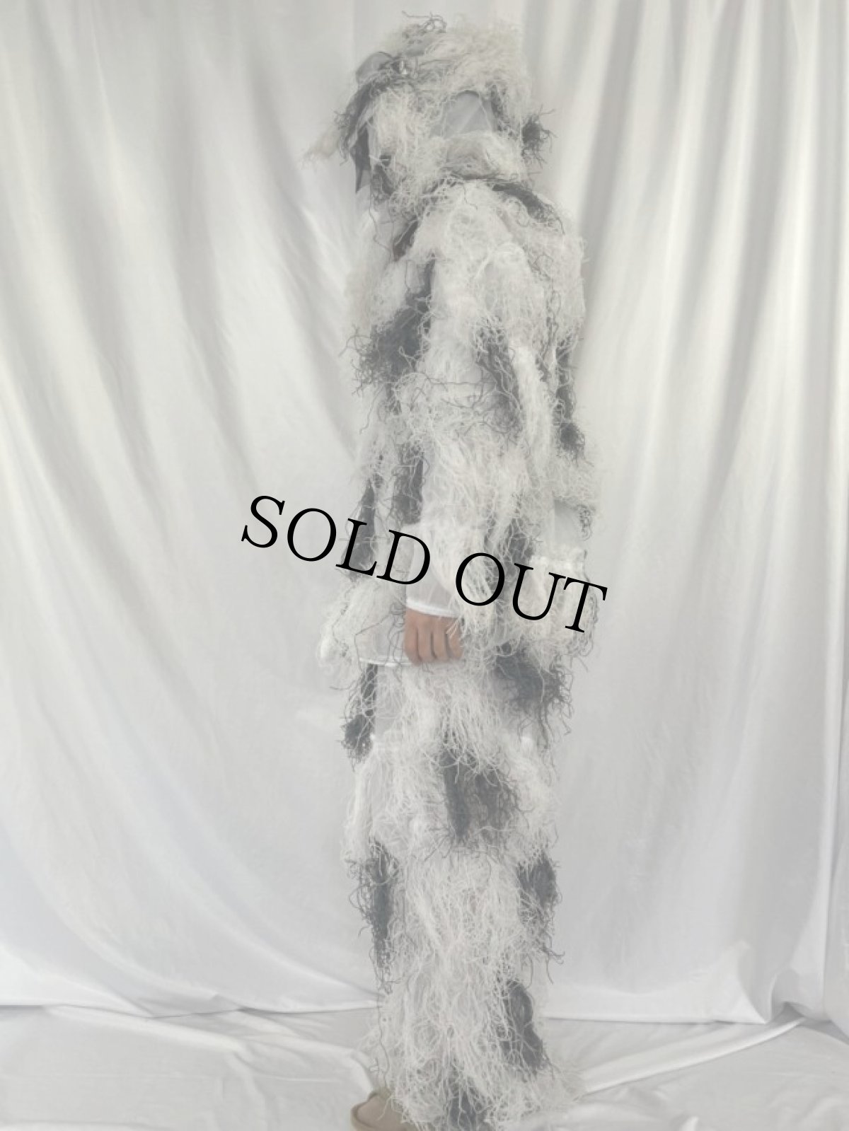 画像4: RED ROCK スノーカモ柄 ギリージャケット&フード M/L (4)