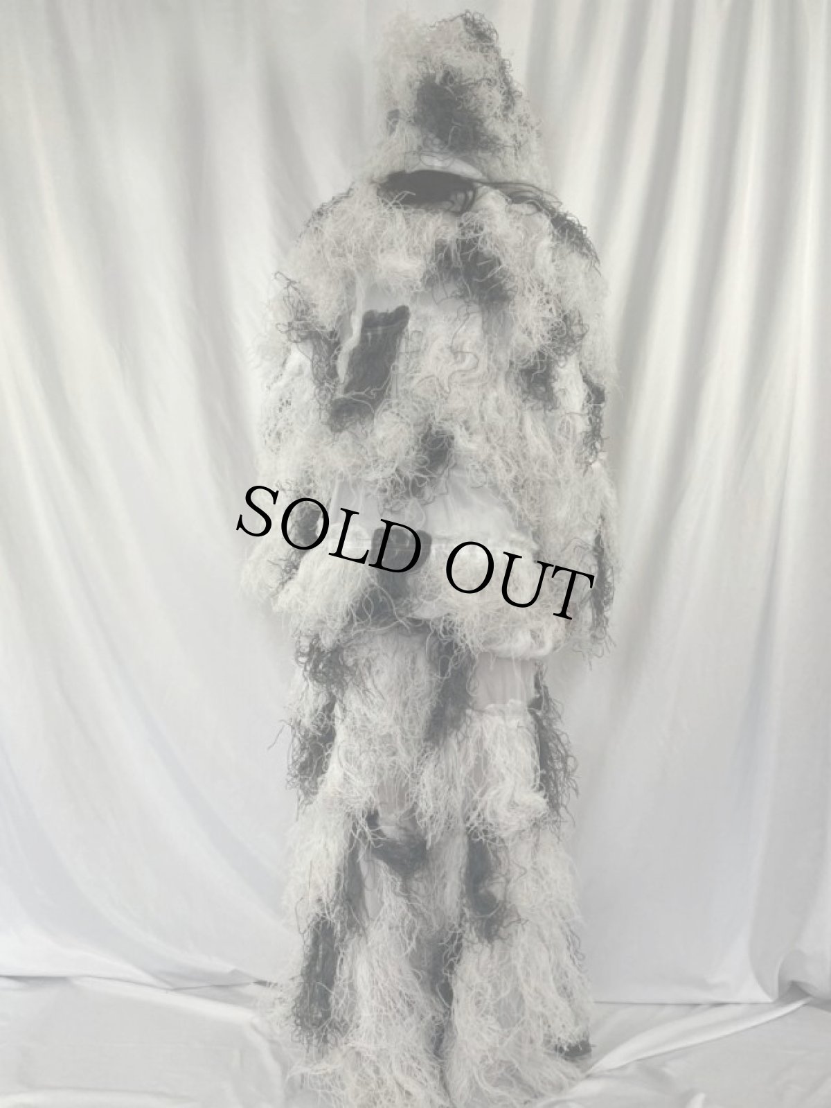 画像5: RED ROCK スノーカモ柄 ギリージャケット&フード M/L (5)