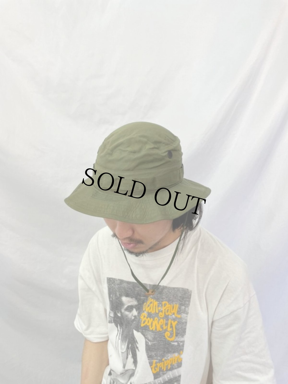 画像2: 60's U.S.ARMY ジャングルハット 7 1/8 (2)