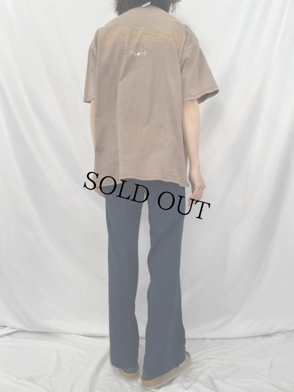 画像5: 90's NEIL YOUNG USA製 "WITH CRAZY HORSE" フォークロックシンガーTシャツ XL (5)