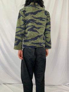 画像4: 60's U.S.MILITARY "Tadpole pattern" タイガーカモシャツ (4)