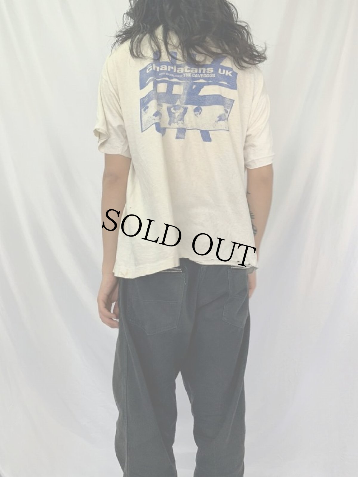 画像4: 80〜90's The Charlatans UK ロックバンドTシャツ (4)