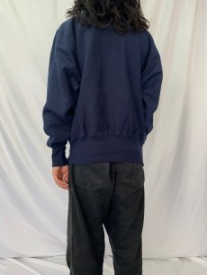 画像4: 90's Champion REVERSE WEAVE USA製 "NYAC" ウイングフット プリントスウェット M (4)