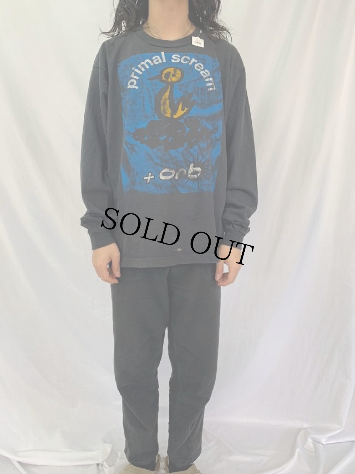 画像2: 90's PRIMAL SCREAM "THE ORB SHEFFIELD" ロックバンドTシャツ XL (2)