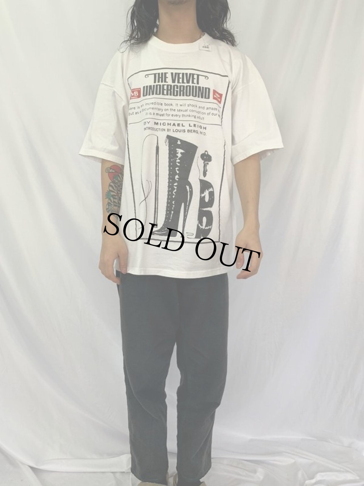 画像2: THE VELVET UNDERGROUND ロックバンドTシャツ XL (2)