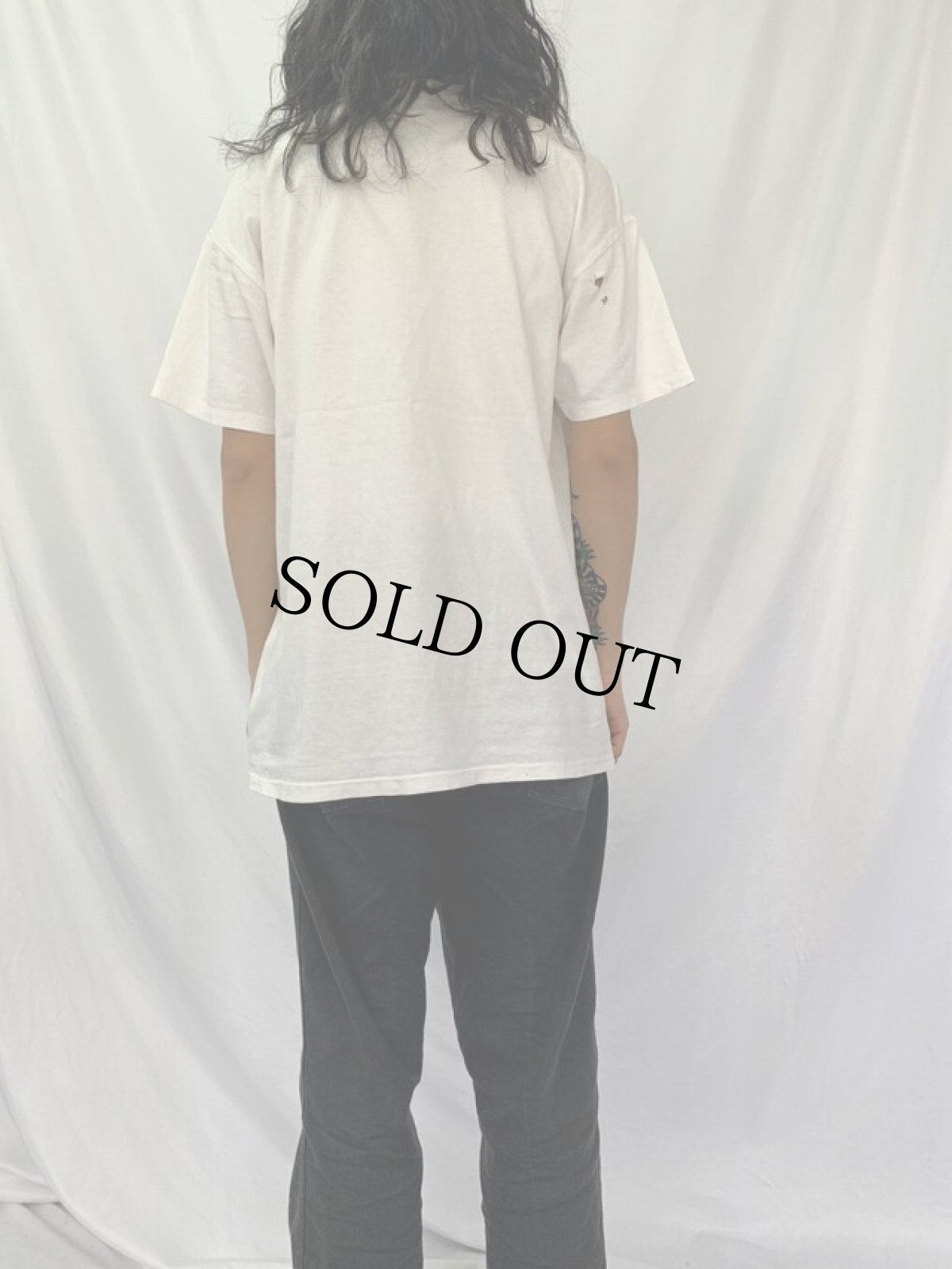 画像4: 90's Betty Boop USA製 "Calvin Klein" キャラクターパロディTシャツ L (4)