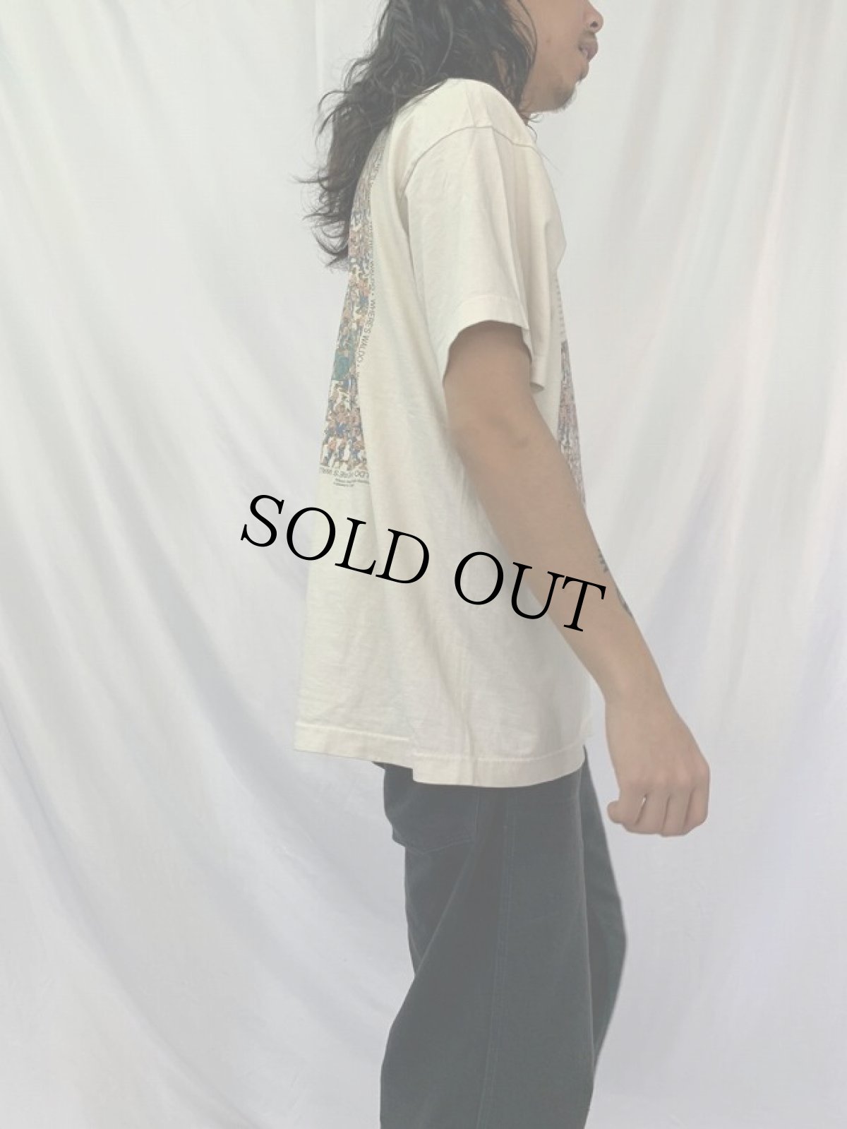 画像3: 90's WHERE'S WALDO? USA製 絵本プリントTシャツ XL (3)