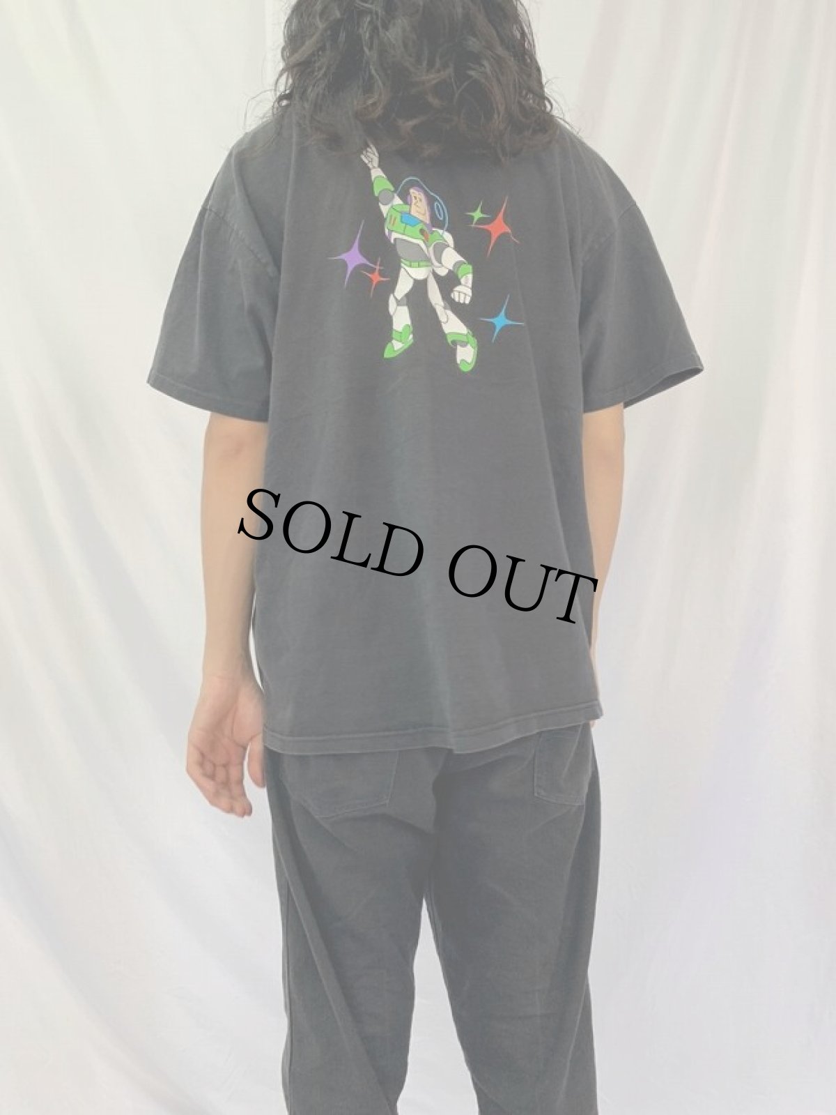 画像4: Disney TOY STORY "バズライトイヤー" キャラクタープリントTシャツ XL (4)