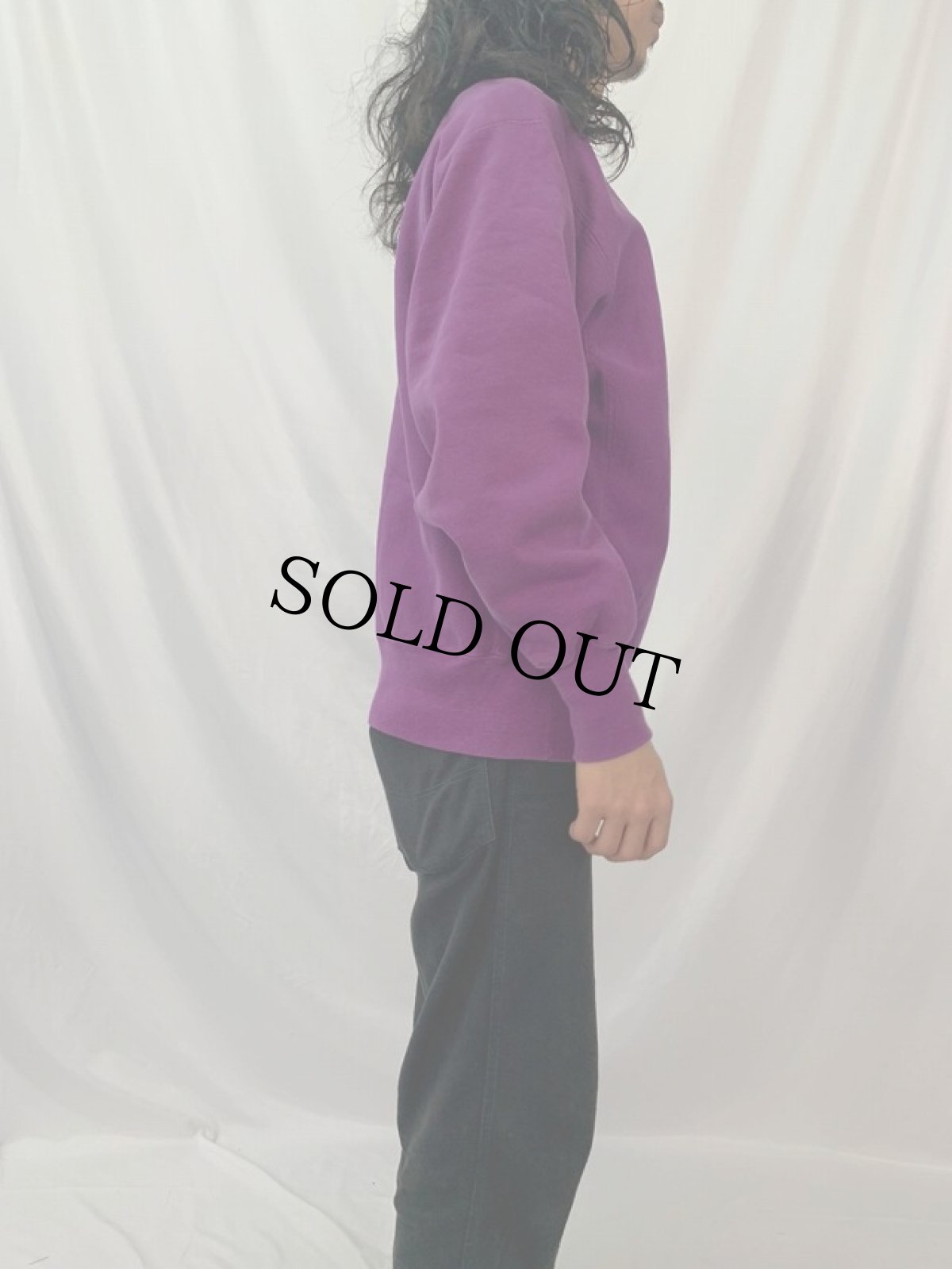 画像3: Champion REVERSE WEAVE USA製 ロゴ刺繍 スウェット (3)