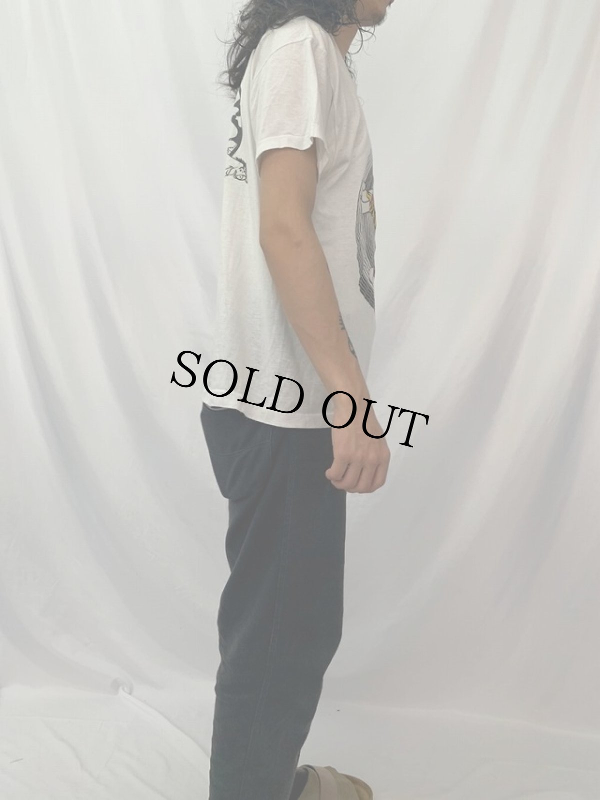 画像4: 80's Jerry Garcia くまのプーさん パロディTシャツ XL (4)