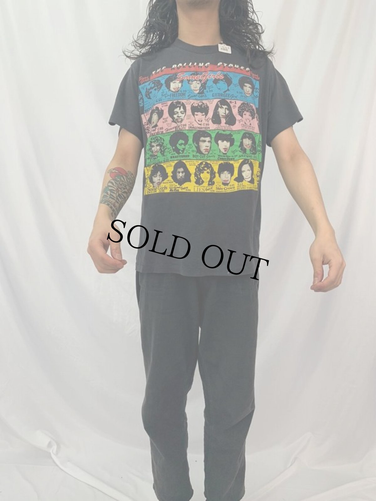 画像2: 80's The Rolling Stones USA製 "Some girls" ロックバンドTシャツ L (2)